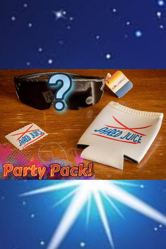 Level One Party Pack - Mystery Sunglasses + Koozie + Sticker