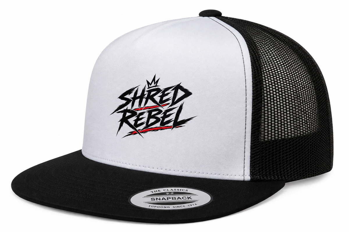 Shred Rebel Trucker Hat — Classic Snapback