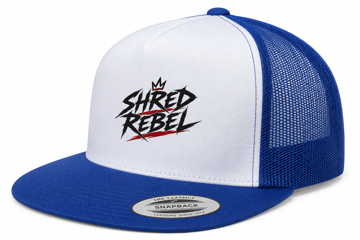 Shred Rebel Trucker Hat — Classic Snapback