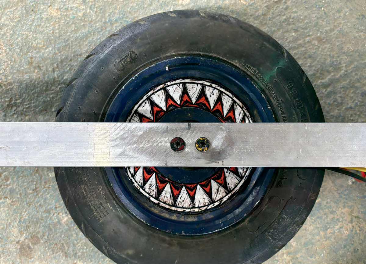 Gnar Bite — 6 inch Motor Hub Decal